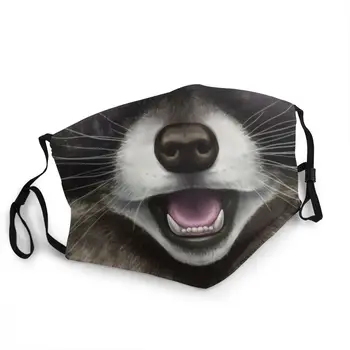 Funny Animal Raton Non-Unică Folosință Unisex Pentru Adulti Masca De Fata Gunoi Panda Racoon Anti Ceata Praf Masca De Respirat Gura Mufla