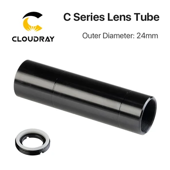 Cloudray, Seria C, CO2 Obiectiv Tub Exterior cu Diametrul de 24mm pentru Lentile Dia.20mm FL50.8/63.5/101.6 MM pentru Masina de debitare cu Laser CO2