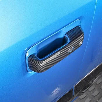 Pentru Ford F150 Raptor 2017 2018 2019 2020 Fibra De Carbon Mașină Parte Mânerul Ușii Capacului Ornamental Autocolant Accesorii Styling Auto