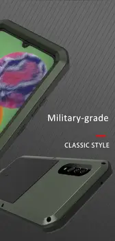 Pentru Samsung Galaxy A90 5G Caz DRAGOSTEA MEI Șoc Murdărie Dovada Rezistent la Apă de Metal Armor Acoperi Caz de Telefon pentru Samsung Galaxy A90 5G