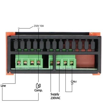 ETC-961 Termostat Controler de Temperatura cu Control de Umiditate Termometru Higrometru de Refrigerare de Alarmă 220V NTC senzorului de 30% off