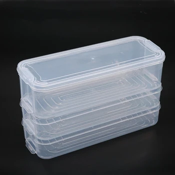 Bucatarie Frigider Alimente Containere Cutie de Depozitare Cu Capac Transparent Proaspete-păstrarea Recipient Frigider Cabinet Congelator Instrumente de Organizator