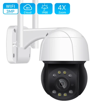 3MP Mini PTZ Camera IP WiFi în aer liber 1080P de Urmărire Automată Zoom Digital 4X Camera Speed Dome 2MP AI Omului de Detectare CCTV aparat de Fotografiat