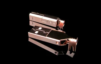 HiFi Cablu USB (A-B) DAC Decodor Printer cablu de Date placat cu Argint 4N OFC Cablu de Semnal Rose Aur placate cu USB 2.0 dublu-strat