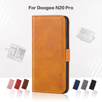 Flip Cover Pentru Doogee N20 Pro Caz De Afaceri Din Piele De Lux Cu Magnet Portofel Caz Pentru Doogee N20 Pro Capacul Telefonului