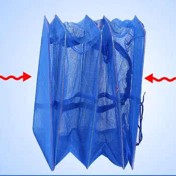 Pliabil 4 Straturi De Uscare Net De Pește Net Uscător De Haine Agățat De Legume Feluri De Mâncare De Pește Cuier Pește Agățat Net Net Uscat Cușcă Aborda Instrument