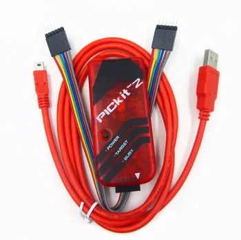 PICKIT2 PIC Kit2 Simulator PICKit 2 Programator Emluator Rosu Culoare cablu USB Dupond Sârmă