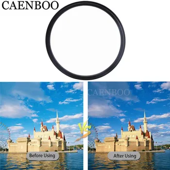 CAENBOO Lentile cu Filtru Pentru XiaoMi Yi 4K/II/Lite/+Plus Culoare Capac+Inel Filtru Yi 4K rezistent la apa de Locuințe Caz 52mm Scufundări Accesorii