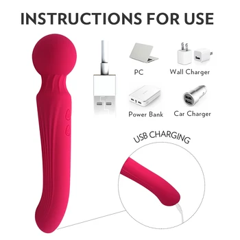 AV Stick Penis artificial Vibratoare pentru Femei, Body Masaj Stimulator Clitoris Jucarii pentru Masina de Sex AV Bagheta Masturbării Feminine Instrument