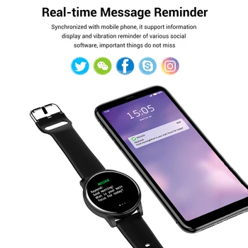 1.3 Inch, Bluetooth, Touch Screen Smart Watch Monitor de Ritm Cardiac Exercițiu Pas Tracker de Fitness Smartwatch-Bratara pentru Barbati Femei