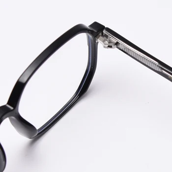 Peekaboo coreean mare rama de ochelari optice femei acetat obiectiv clar pătrat rama de ochelari barbati retro supradimensionate moda de primăvară