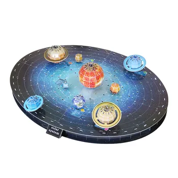 Mare 3D Puzzle de Hârtie Aerospațială Sistem Solar Glob Puzzle Asamblat Modelul Ambarcațiuni DIY Jucării Educative Pentru Copii pentru Adulti Cadouri