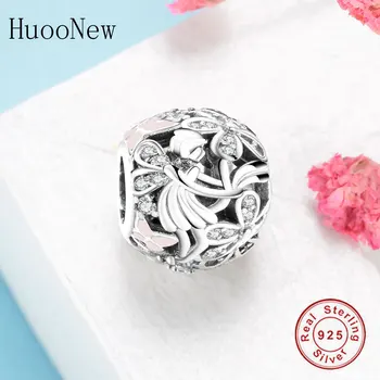 Se Potrivesc Original Pandora Bratara Argint 925 Aripi De Înger Flori Daisy Zirconia Roz Email Margele Pentru A Face Berloque