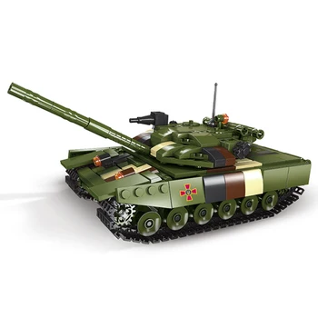 Noi Xingbao 06805 rus de Arme Militare Serie 502pcs T64 Tanc Principal de Luptă Blocuri Rezervor Model Kituri de Cadouri de Craciun