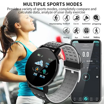 Mens' Ceasuri Sport Inteligent Brățară pentru Bărbați și Femei Ceas Inteligent Brățară Fitness Tracker Stres Ceas Sport Rata de Inima