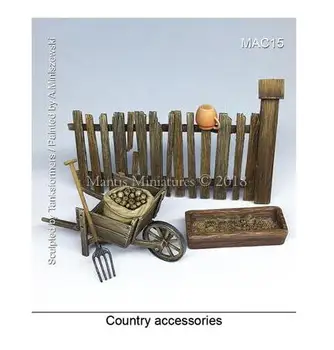 1/35 Țară ȘI accesorii Gard Rășină Model in Miniatura figura Unassembly Nevopsite