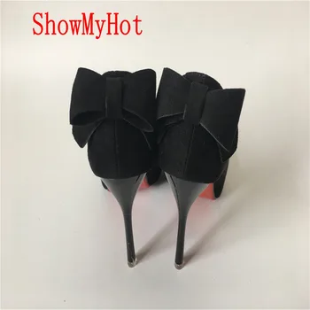 ShowMyHot Tocuri inalte Sexy Pompe de Nunta Pantofi Pentru Femei Elegante turma de Moda Rochie de Petrecere a Subliniat Toe Tocuri Subtiri Pantofi