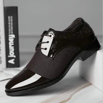 New Sosire Bărbați Formale Alunecare Pe Pantofi barbati din Piele Pantofi Plat sapato sociale masculino de Afaceri de sex Masculin Pantofi A53-16