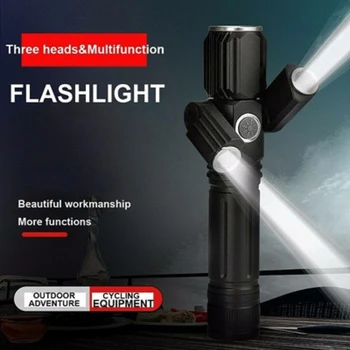 500 Lumeni Lanterna Pentru USB Reîncărcabilă 18650 Baterie MTB Biciclete Față de Lumină Impermeabil Faruri LED Biciclete lumina dropship