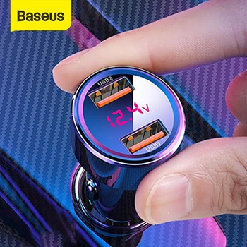 Baseus 6A Masina Încărcător Rapid 45W QC4.0 QC3.0 Taxa Pentru Ip XR X Max 8 Xiaomi Telefon Samsung Auto Rapid de Încărcare Incarcator Auto