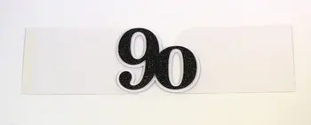 Sclipici 90 Inele pentru servetele, Set de 12/24/48 buc petrecerea de ziua decor, 90 de ani Șervețel de Hârtie Inele de masa Decor de Masă,suport de șervețele