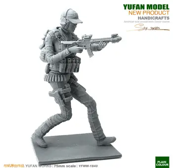Yufan Modelul Original 75mm 1/24 Figura de sex Feminin Sigilii Rășină Soldat YFWW-1840