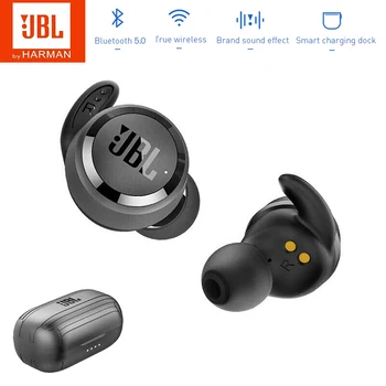 JBL T280 TWS Adevărat Wireless Căști Stereo fără Fir Bluetooth Headset Sport Cască Bluetooth Cu Microfon Android/IOS Telefon