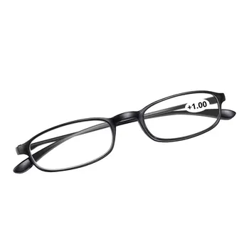 Subțire Optica Ochelari de Citit Mini pentru Vedere Femei Barbati din Plastic Clar Doamnelor Dioptrii Ochelari de Marcă 1.0 1.5 2.0 2.5 3.0 3.5 4.0