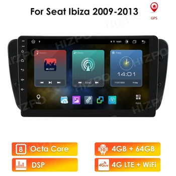 Android 10 GPS Auto Radio Pentru Seat Ibiza 6j 2009 2010 2012 2013 Navigare GPS 2 Din Ecranul radio Audio Player Multimedia