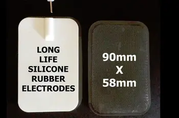 Calitate de Top EMS/ ZECI de Electrozi Long Life Silicon Auto Adeziv Gel Tampoane Tip de Pin 9cm x 6cm x 4 Tampoane