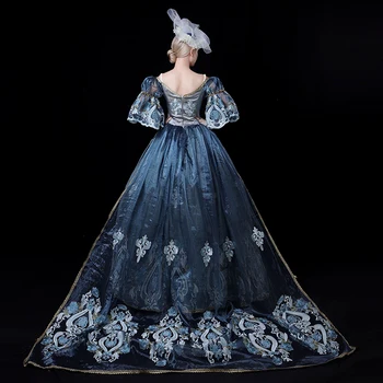 Medieval al 18-Lea bal Mascat Rochie Fancy Marie Antoinette Dress Rochie în stil Baroc Mascarada Istorice Costum Victorian Rochii