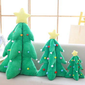 Stralucitoare Cântând Pom de Craciun Perna Pom de Crăciun Formă de Jucărie de Pluș, Perna de Acasă Festivalul Decor de Crăciun pentru Copii Cadouri