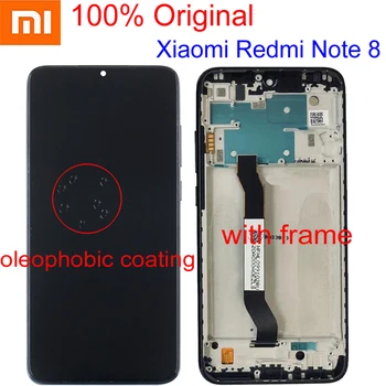 Original Xiaomi Redmi Nota 8 Touch Screen Digitizer LCD Display Asamblare Sticlă Senzor cu Cadru Note8 Telefon Pantalla