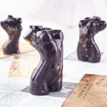 3D Corpul Uman Mucegai Silicon Masculin Feminin Gol Mini Corpul DIY Lumânare Mucegai Arta Sculpturii Parfumul Parfum Lumânare Face Mucegai