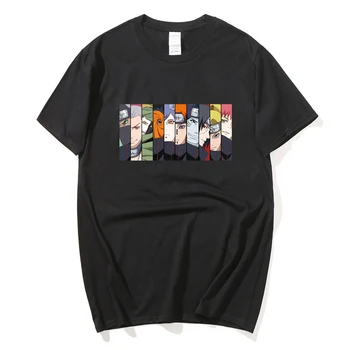 Juridice naruto engraçado dos desenhos animados camiseta homem sasuke gráfico verão tricou anime japonês hip hop t camisa streetwea