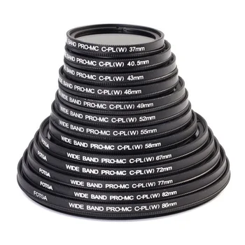 FOTGA 52mm 55mm 58mm 62mm 67mm 72mm 77mm 82mm Super Slim Multi-Filmate MC CPL Circular de Polarizare Filtru pentru Lentile aparat de Fotografiat Digital