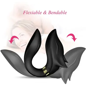 Vibratorul clitoridian G Spot Portabil Vibratoare C Forma Stimulator Adult Sex Jucarii cu Control de la Distanță pentru Femei și Cupluri