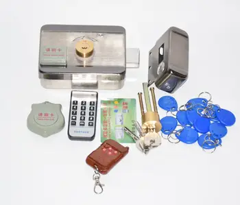 1 2 3 4 telecomenzi electronic de blocare kit DC12V integrat RFID card electronic poarta blochează ușa de lectură &de rotație deschis