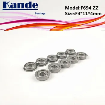 Kande Rulmenti F694ZZ 10buc ABEC-1 F694 ZZ F694-2Z Miniatură Rulment Profunde Groove F4*11*4mm 694 F694