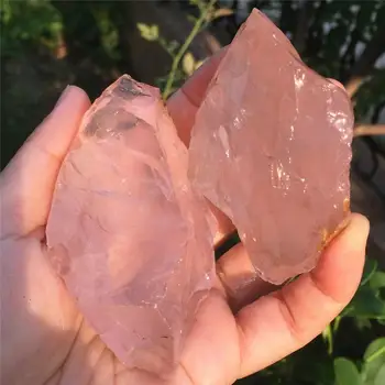 Natural Roz Cristal de Cuarț Rose Cuarț Piatră Brută Dur Gem Piatră de Energie Și Minerale Pentru Decor Acasă Chakra 1 buc