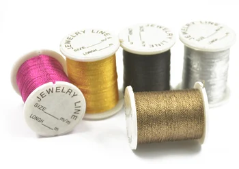 10 Role Amestecat Culori Metalice Șir Fir Cablul Panglica ștrasuri din Mărgele Bijuterii 0,2 mm