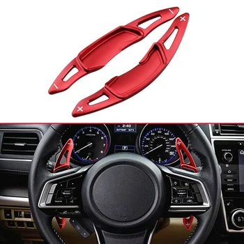 Masina de Aluminiu de Interior Volan pentru schimbarea vitezelor Zbaturi Extensia Roșu pentru Subaru XV BRZ Impreza