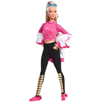 Original Mattel Barbie PUMA Black Label Roz Limitat Editie de colectie Accesorii Amintire Papusa Cadou Jucarii Copii