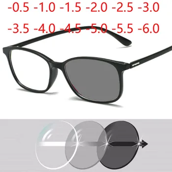 Ultralight TR90 Rama Ochelari de vedere Barbati Femei Unisex Vintage Square Miop Optice ochelari -0.5 -1.0 -2.0 La -6.0