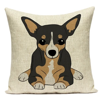 Yorkshire Față De Pernă Mașină Chihuahua Perne Caz Bed Home Decor Fețe De Pernă, Lenjerie De Animale Amuzant Câine PillowsCases Funda Cojin
