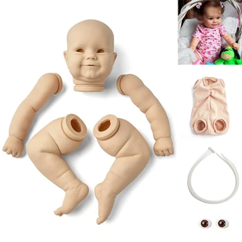 RBG 20 de Centimetri Maddie LoL Renăscut Baby Doll Nevopsită în Viață Smiley Vinil Piese Neterminate DIY Gol Jucarii Cadou Surpriza Pentru Fete