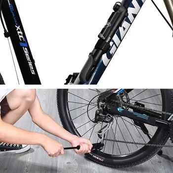 GIYO Mini-Pompa de Mana Schrader/Presta MTB Biciclete Rutier Pompa Cu Manometru Ciclism Aer Inflator Pompă de Anvelope Pentru Biciclete Furtun Pompe de Biciclete