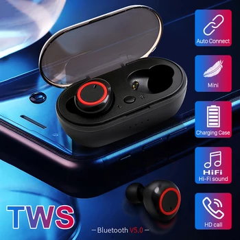 A2 TWS Căști Bluetooth Buton de Control Wireless 5.0 Bluetooth Headhones Sport Hifi Lungă de Viață a Bateriei a Zgomotului Căști