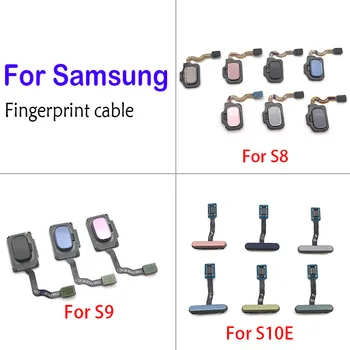 Scanner de amprente Pentru Samsung Galaxy S8 S9 S10e ID Butonul Home de Amprente Meniu Tasta de Retur Senzor de Recunoaștere Cablu Flex
