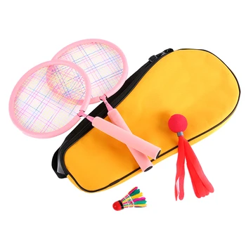 Siguranța Sport, Jucarii Copii, Tenis, Badminton Set (2 Rachete w/Sac) Copii Sport Joc cu Bile Jocuri în aer liber Cauciuc Racheta NU din Plastic!